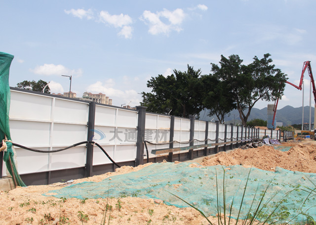 東莞長安建筑工地圍擋哪家好？選擇大通烤漆圍擋A類-東莞-深圳市大通建材有限公司鋼圍擋生產(chǎn)定制廠家