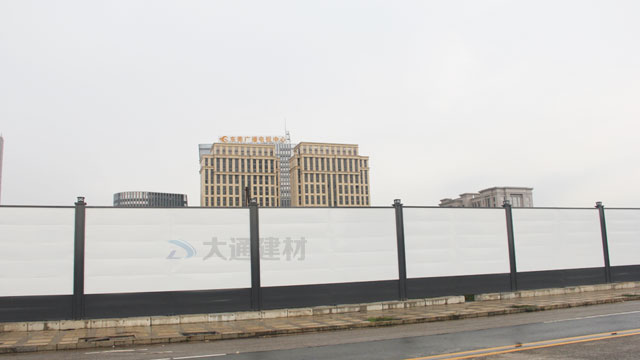 東莞圍擋A類定制款4米高-東莞廣播電視中心施工工程圍擋-東莞-深圳市大通建材有限公司鋼圍擋生產(chǎn)定制廠家